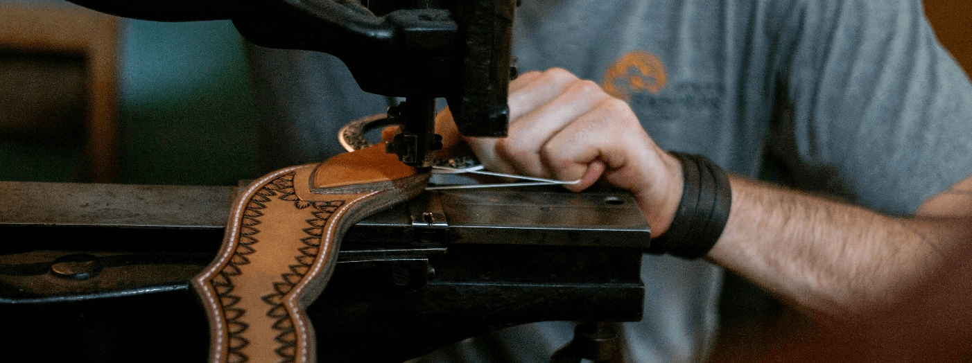 Nähmaschine für Leder